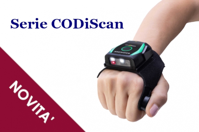 Serie CODiScan Datalogic: scanner indossabili dalle prestazioni elevate