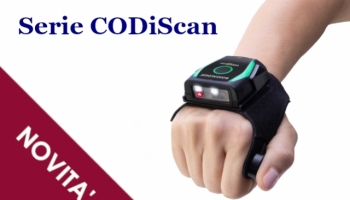 Serie CODiScan Datalogic: scanner indossabili dalle prestazioni elevate